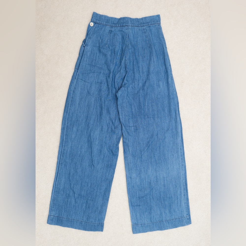 Ilana Kohn Mia Pants in Chambray Women Size 4 - Picture 8 of 12